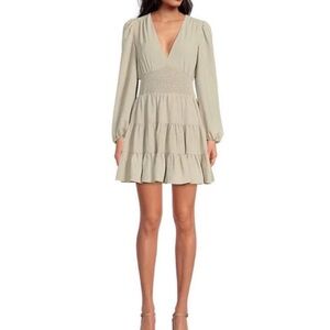 Gianni Bini Cream Midi Dress